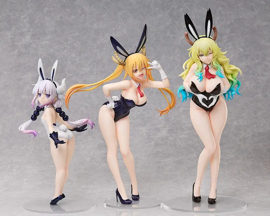 Figurine Miss Kobayashi's Dragon Maid - Quetzalcoatl (Lucoa) - Ver. Bare Leg Bunny - 1/4 - B-Style - FREEing